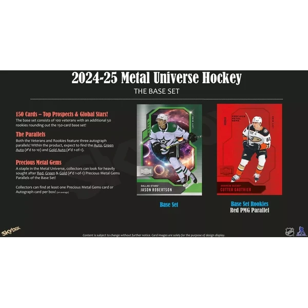 Hokejové karty 2024-25 Upper Deck Skybox Metal Universe Hockey Hobby Balíček - Hokejové karty - Obrázek X8YE000O01