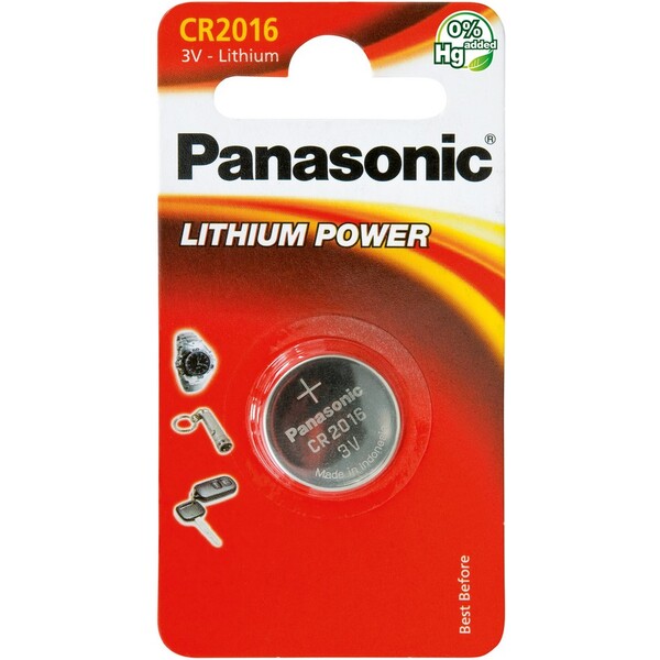 Panasonic CR2016 (knoflíková) lithiová baterie (1ks)