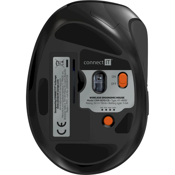 Connect IT For Health bezdrátový set klávesnice a myši CZ černý - Klávesnicové sety - Obrázek X95L000K01