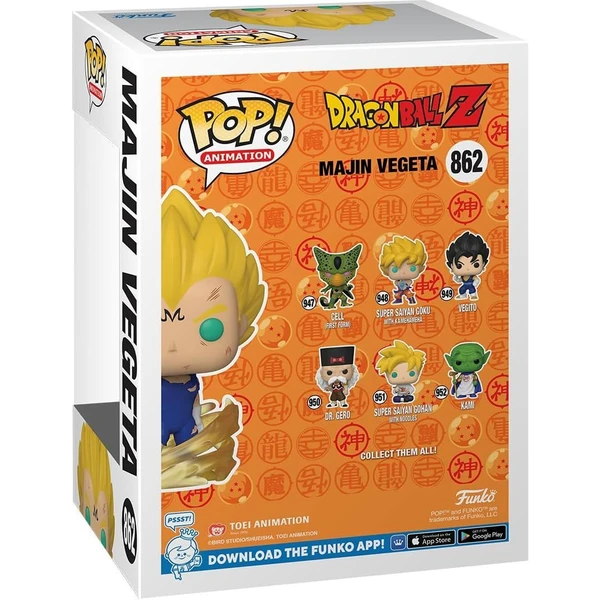 Funko POP! & Tee: Dragon Ball Z - Majin Vegeta (GITD) XL - Dárkové sety - Obrázek X9DE000L01
