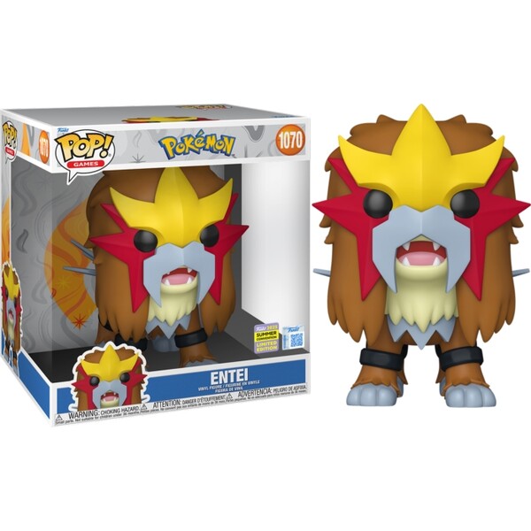Funko pop jumbo: pokémon - entei