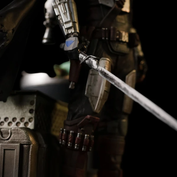 Soška Iron Studios Art Scale 1/10 SW: The Mandalorian - Din Djarin and Grogu 21,3 cm - Sochy a sošky - Obrázek X9Z9000K01