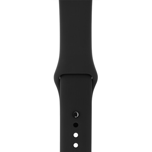 Apple Watch Series 3 38mm vesmírně šedý hliník s černým sportovním