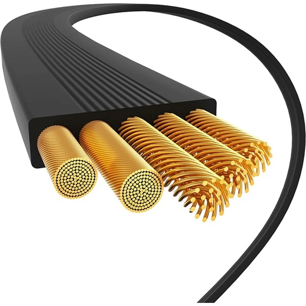 Baseus Free2Draw mini USB-C/USB-C napájecí kabel 100W 1m černý - Kabely a redukce - Obrázek XAGE000L01
