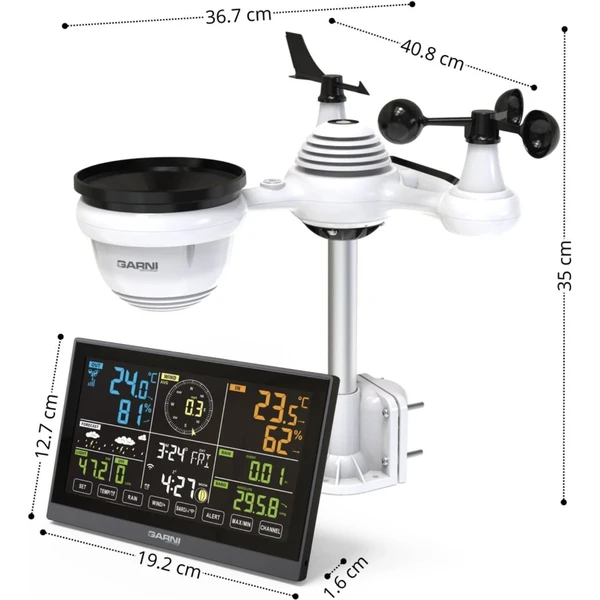 GARNI 980 Arcus Wi-Fi meteorologická stanice - Meteostanice - Obrázek XAHB000L01