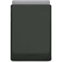Woolnut Coated PU Sleeve pouzdro pro 16" MacBook Pro tmavě zelené - Pouzdra
