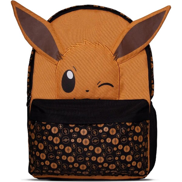 Batoh Pokémon - 3D Eevee Hnědá/černá