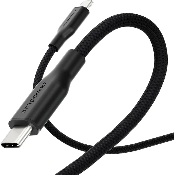 PanzerGlass USB-C/USB-C napájecí kabel 60W 2m černý - Kabely a redukce - Obrázek XB3J000K01