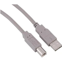 PremiumCord USB-A/USB-B kabel 1m šedý - Kabely a redukce
