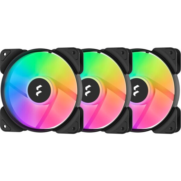 Fractal Design Aspect 12 RGB PWM Black Frame 3-pack Černá