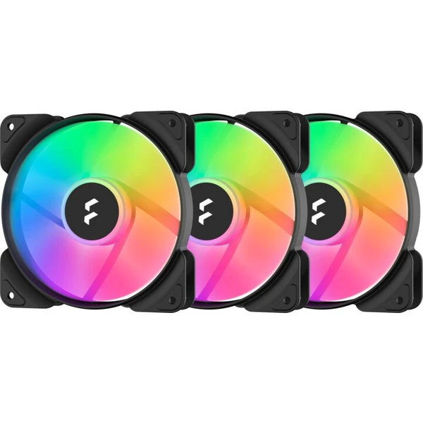Fractal Design Aspect 12 RGB PWM Black Frame 3-pack - Ventilátory pro PC - Hlavní obrázek