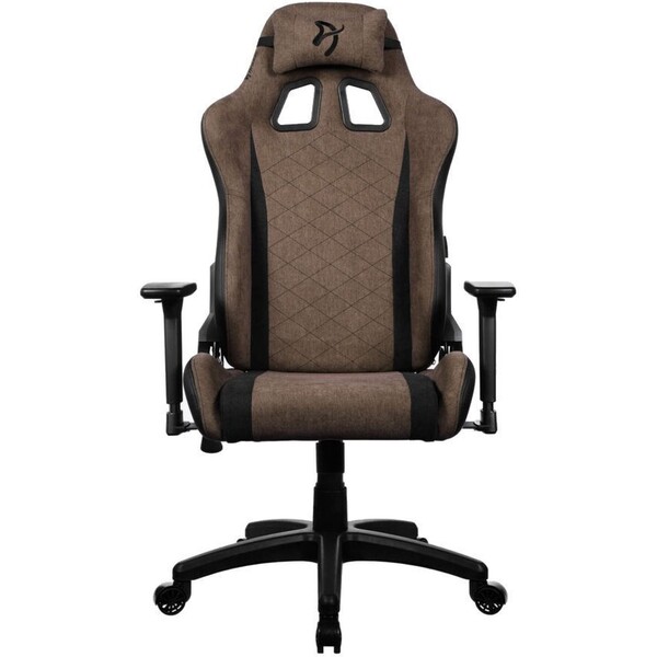 AROZZI AVANTI Soft Fabric herní židle hnědá