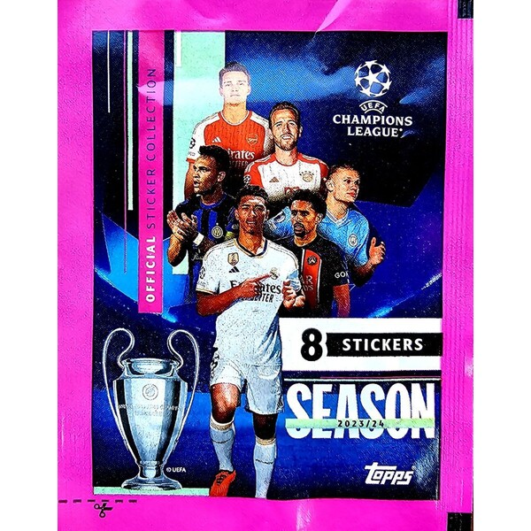 Fotbalové samolepky Topps UEFA UCL