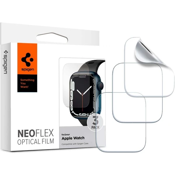 Spigen Film Neo Flex fólie na displej (3 ks) Apple Watch 45/44mm - Ochranné folie a skla - Obrázek XD3W600301