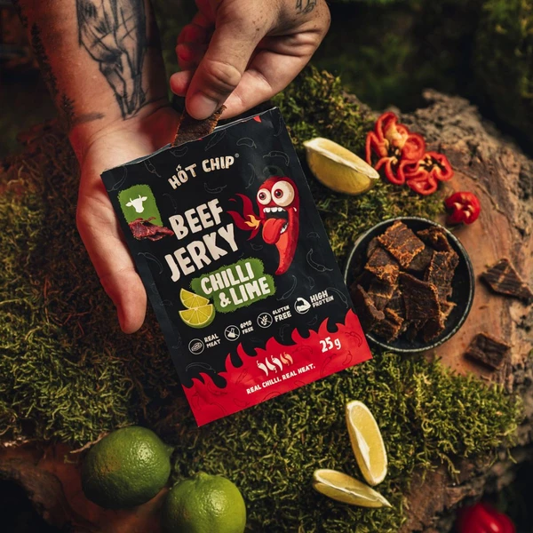 Jerky Hot-Chip - Chilli a Limetka 25 g - Potraviny - Obrázek XEUG000K01