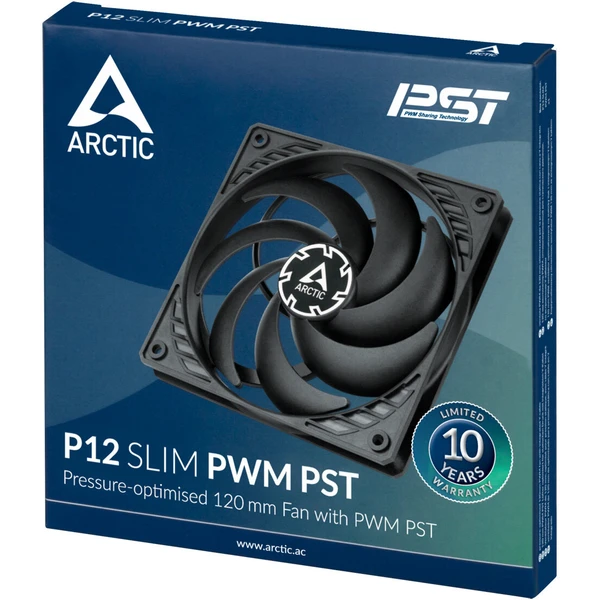 Arctic P12 SLIM PWM PST - Ventilátory pro PC - Obrázek XFQR600301