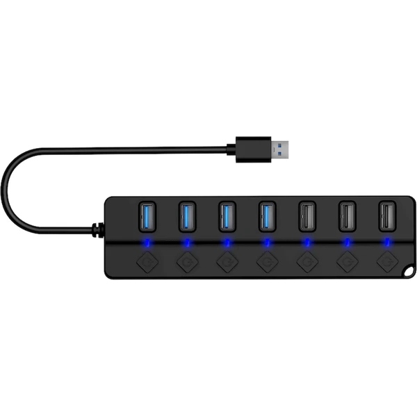 CONNECT IT Mighty Switch 2 USB-A hub černý - USB huby - Obrázek XFTG000K01