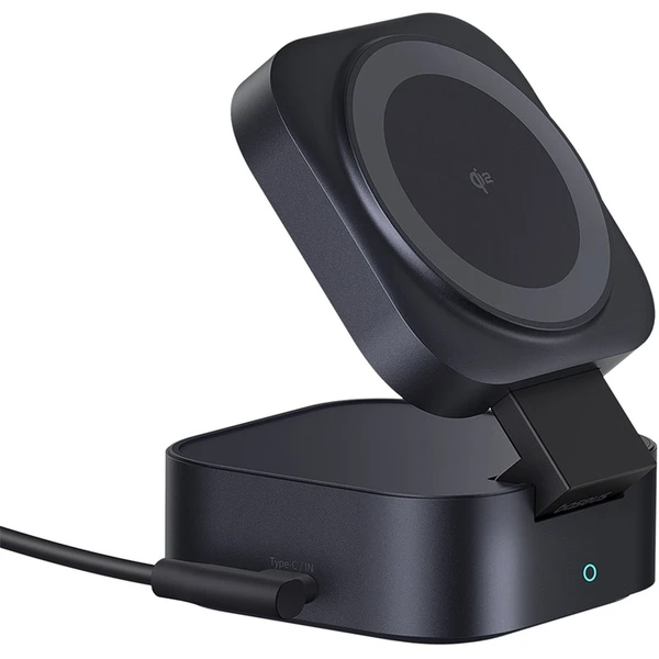 Baseus PicoGo Series magnetický bezdrátový nabíjecí stojánek 2v1 Qi2 67W černý - Nabíječky - Obrázek XGGE000L01
