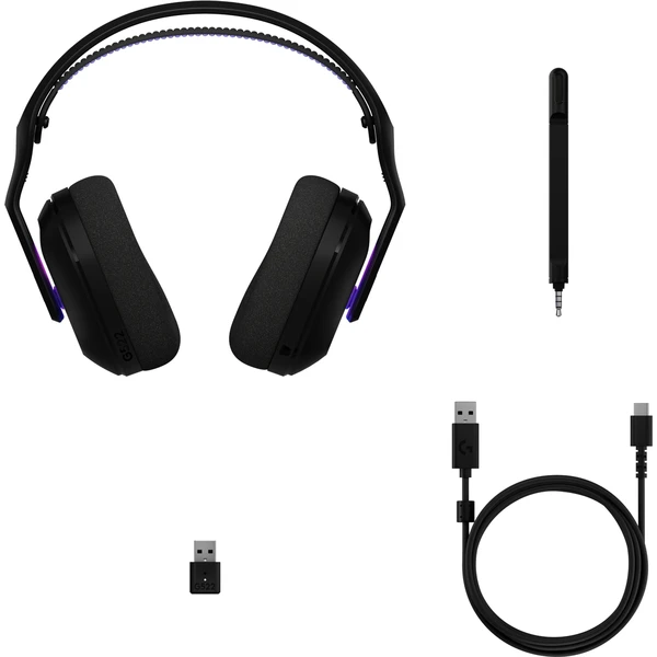 Logitech G522 LIGHTSPEED bezdrátová herní sluchátka černá - Sluchátka - Obrázek XGRF000L01