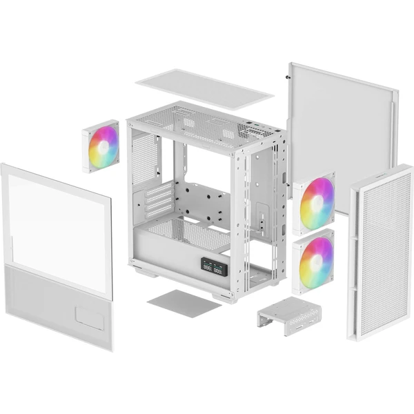 DEEPCOOL CH360 DIGITAL bílá - Počítačové skříně - Obrázek XH2E000K01