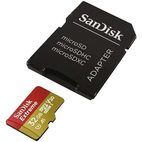 SanDisk Extreme microSDHC 32GB + SD adaptér - Paměťové karty - Obrázek XH4T000501