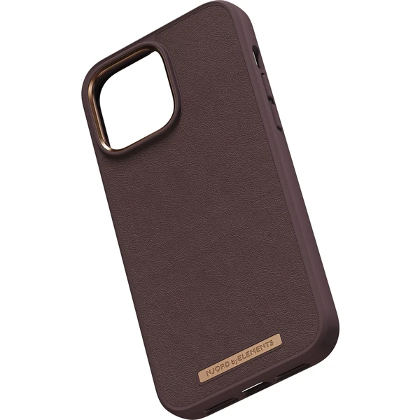 NJORD Genuine Leather Case iPhone 14 Pro Max Dark Brown - Pouzdra - Obrázek XHVG300401