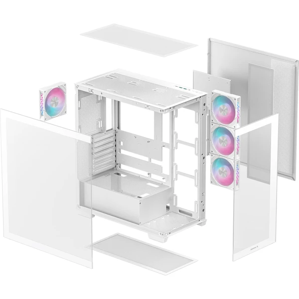 DEEPCOOL CG580 4F bílá - Počítačové skříně - Obrázek XI2E000K01
