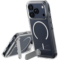 PanzerGlass® CARE Kickstand kryt s MagSafe Apple iPhone 17 Pro stříbrný/bílý - Pouzdra