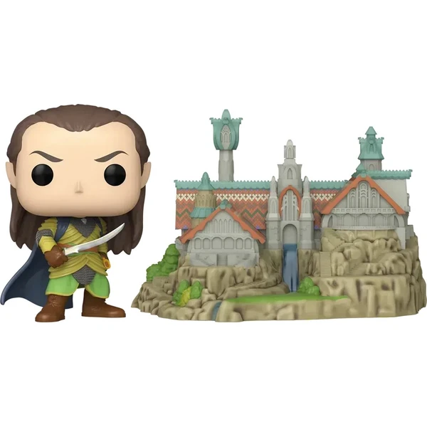 Funko POP! #1747 Town: Lord of the Rings - Elrond & Rivendell  - Funko POP! - Obrázek XKCG000N01