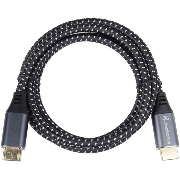 PremiumCord ULTRA HDMI 2.1 High Speed + Ethernet kabel 8K@60Hz,zlacené 10m - Kabely a redukce - Obrázek XKJK000K01