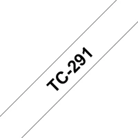 Brother TC-291 páska černá na bílém 9 mm - Pásky pro štítkovače
