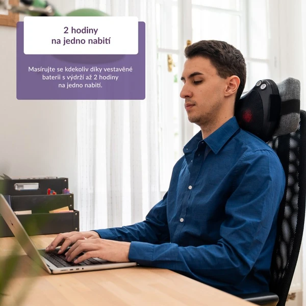 TrueLife RelaxBack B3 Charge masážní polštář - Masážní přístroje - Obrázek XL42000N01