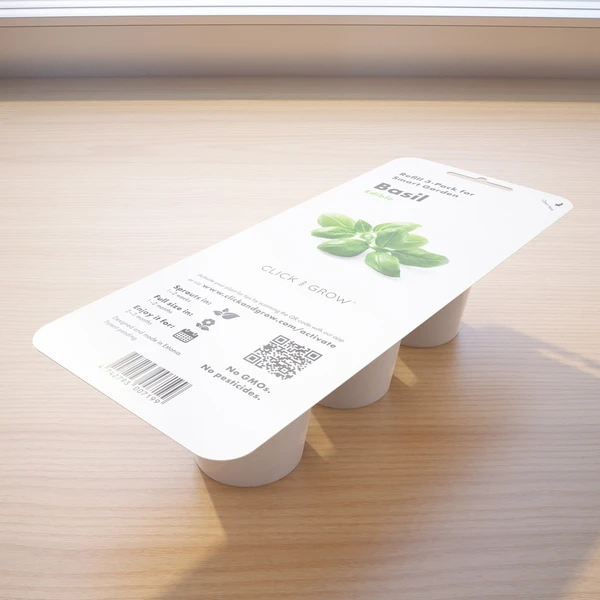 Click and Grow bazalka kapsle se semínky a substrátem 3ks - Sazenice - Obrázek XLSR000401