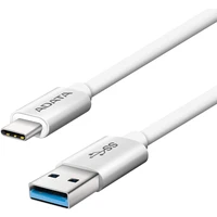 ADATA USB-C/USB-A napájecí kabel 1m bílý - Kabely a redukce
