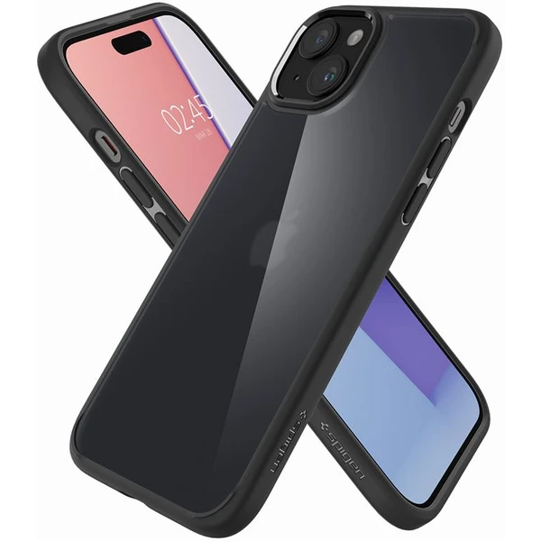 Spigen Ultra Hybrid kryt iPhone 15 černý - Pouzdra - Obrázek XMV8000601
