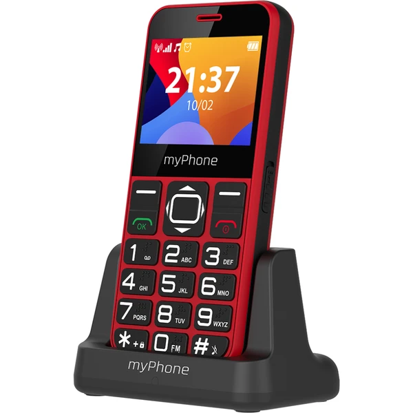 myPhone Halo 3 Senior s nabíjecím stojánkem červený - Mobilní telefony - Obrázek XORE300401