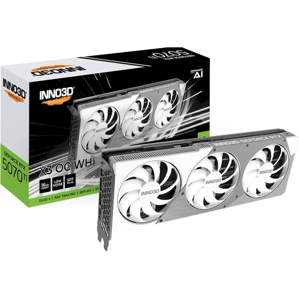 INNO3D NVIDIA GeForce RTX 5070 Ti X3 OC WHITE - Grafické karty - Obrázek XPWH000K01