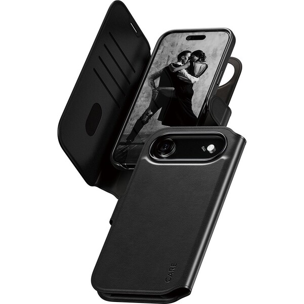 PanzerGlass® CARE Tango 2v1 Wallet pouzdro s MagSafe Apple iPhone 17 Air černé