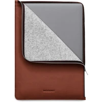 Woolnut Leather Folio kožené pouzdro MacBook Air 15" hnědé - Pouzdra