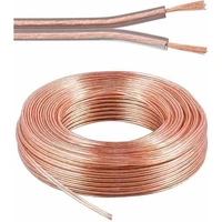 PremiumCord Kabely na propojení reprosoustav 99,9% měď 2x2,5mm2 1m - Kabely
