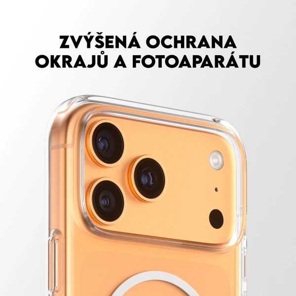 PanzerGlass® CARE Urban kryt s MagSafe Apple iPhone 17 Pro Max čirý/bílý - Pouzdra - Obrázek XREH000K01