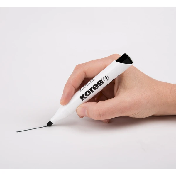 Kores K-MARKER popisovač na bílé tabule a flipcharty s kulatým hrotem černý - Popisovače - Obrázek XS7H000K01