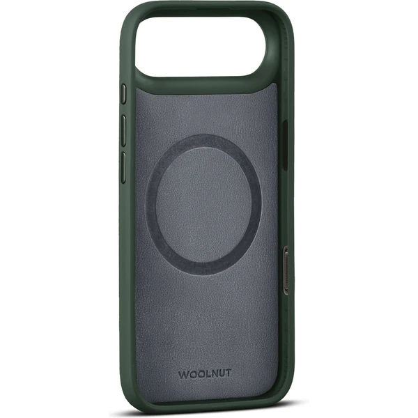 Woolnut MagSafe kožený kryt iPhone Air tmavě zelený - Pouzdra - Obrázek XSLH000K01