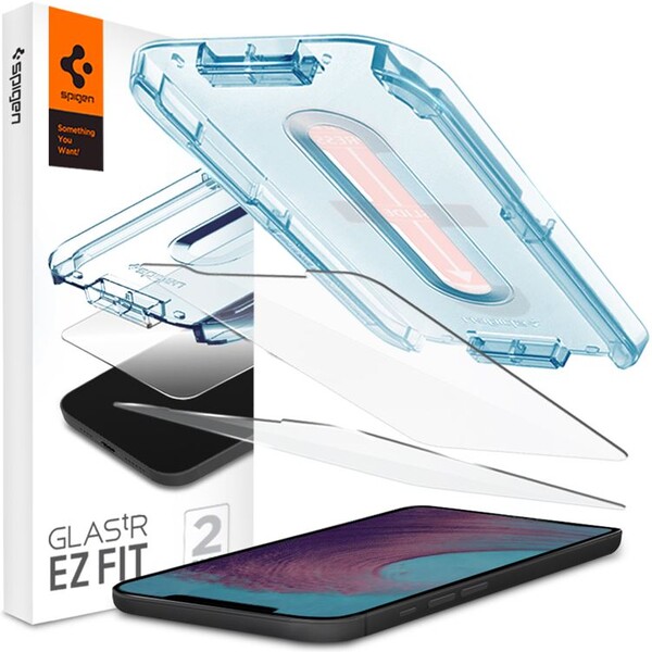 Spigen Glas tR EZ Fit tvrzené sklo iPhone 12 Pro Max 2 ks čiré
