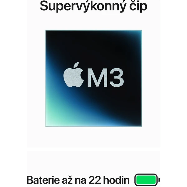 Apple MacBook Pro 14" / M3 / 8GB / 512GB / stříbrný - Notebooky - Obrázek XTC0000L01