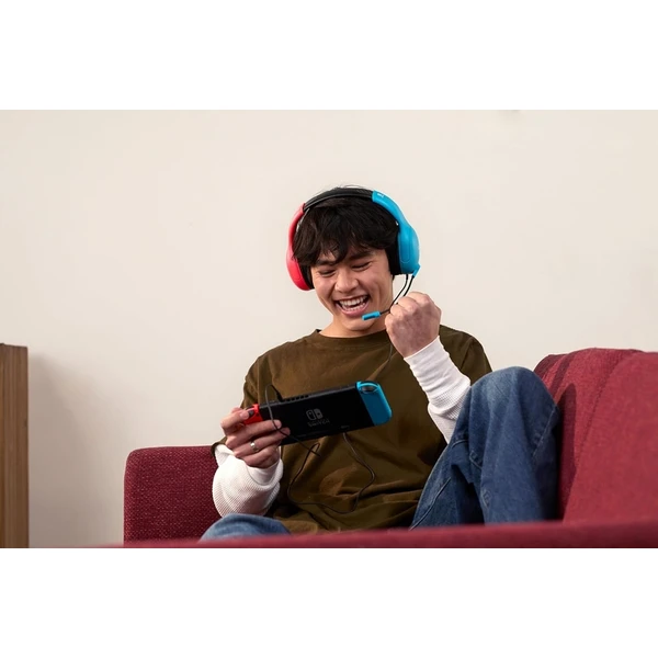 Turtle Beach Airlite Fit herní sluchátka pro Nintendo Switch modro-červená - Sluchátka - Obrázek XTJI000K01