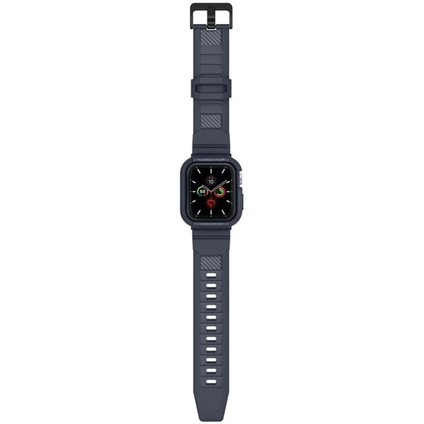 Spigen Rugged Armor Pro řemínek s pouzdrem Apple Watch 44/45mm šedý - Řemínky - Obrázek XTPJF00101