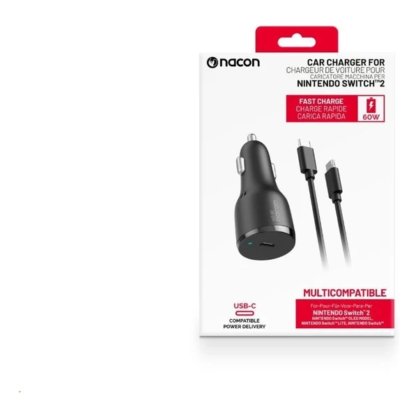 Nabíjecí adaptér do auta Nacon pro Nintendo Switch 2 - Nabíječky - Obrázek XU2K000K01