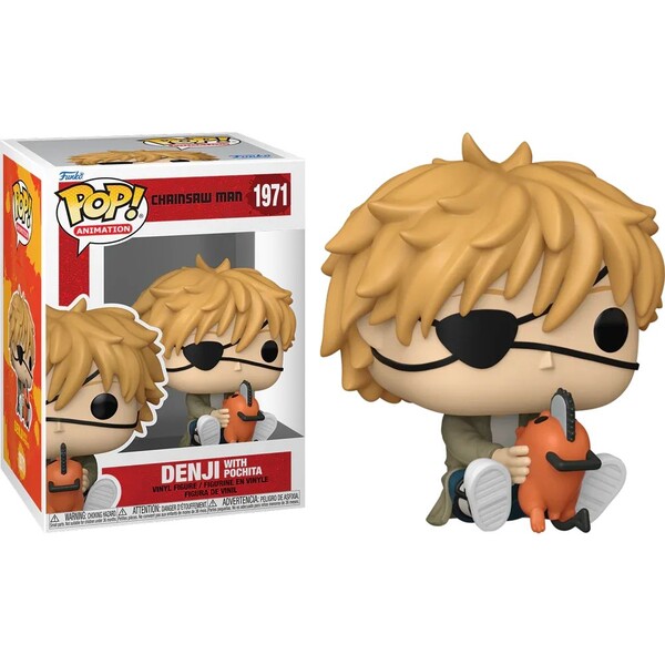 Funko POP! #1971 Animation: Chainsaw Man - Denji with Pochita