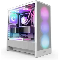 NZXT H5 Flow RGB bílá - Počítačové skříně